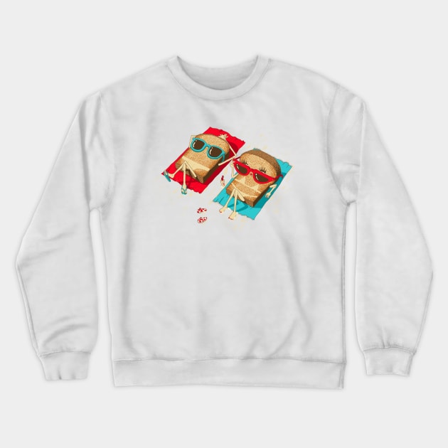 Toast Crewneck Sweatshirt by vo_maria